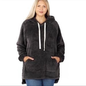 ZENANA
So Soft! Oversized Hoodie Faux Fur Longline Pullover